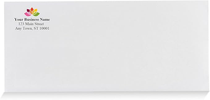 500#10 Custom Printed Security Tinted Gummed Envelopes – Personalized - Image 3