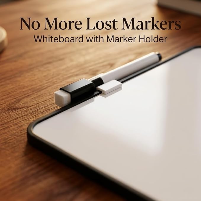 10 Sets Mini Whiteboards with Dry Erase Markers, Erasers & Marker Holders - Image 5