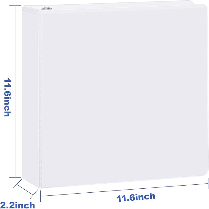 3 Ring Binder 1-1/2 Inch, ViVin Sturdy 1.5"-Slant D Ring Binder - Image 4