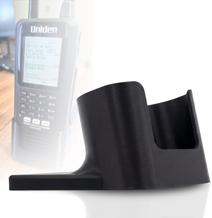 Desk Stand Holder for Uniden Bearcat BCD436HP Home Patrol Scanner, Easy by SplashNColor
