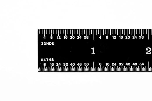 PEC Tools 18" Flexible Metal Ruler, Stainless Steel - Image 4