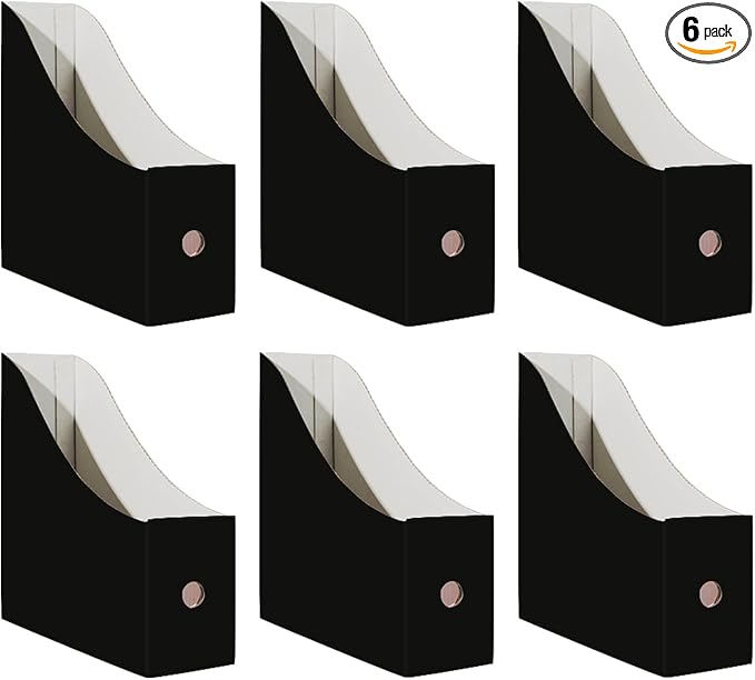 Limitliho 6 Pack Cardboard Magazine Holder by Limitliho