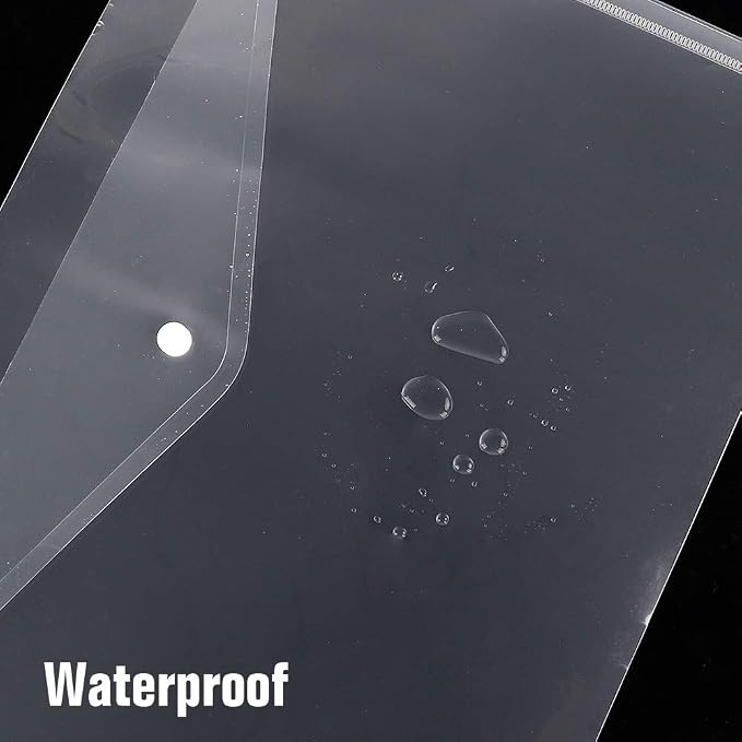 EOOUT 30pcs Plastic Envelopes, US Letter, A4 Size, - Image 4