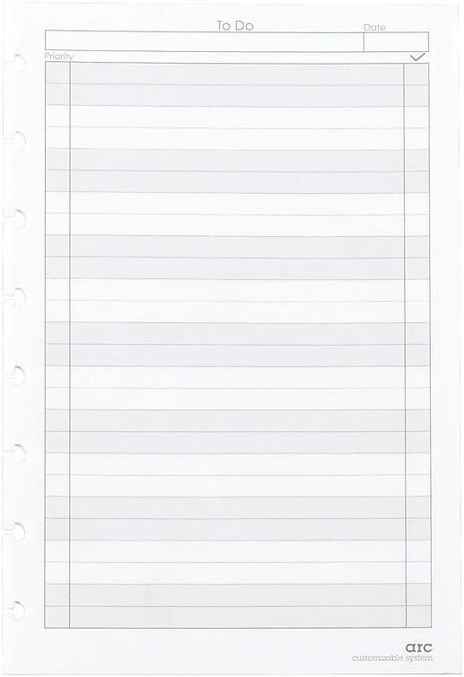 STAPLES Arc System To‑Do Refill Paper, Junior Size, 50 Sheets - Image 2