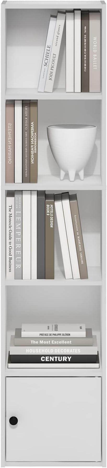 Furinno LUDER Book Shelf, 5-Tier Modern Bookshelf, Bookcase - Image 6