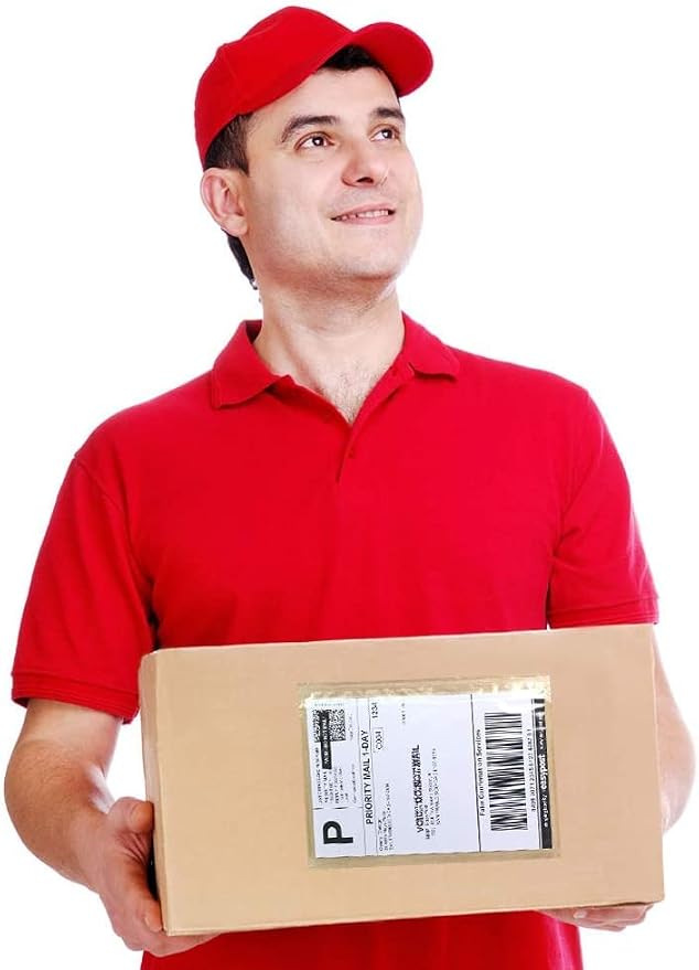 SJPACK 6" x 9" Packing List Envelopes, 3000 Packs Clear Self Adhesive Shipping - Image 3