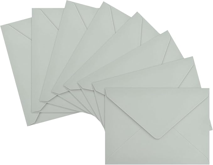 50 Pack A7 Envelopes, 5.24 x 7.24 in Envelopes by LIKAJON