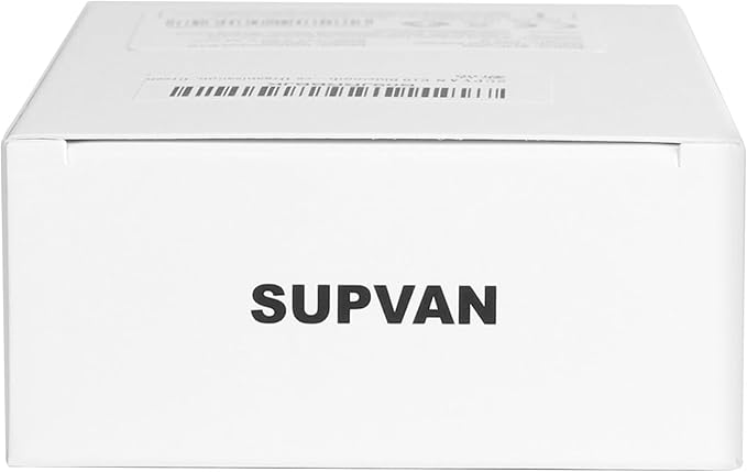 SUPVAN E10 Bluetooth Label Maker Machine with Tape, Continuous Waterproof Label, Versatile App with 35 Fonts and 1k+ Icons, Inkless Labeler for Home, Kitchen, School, Office Organization, Black-DeskLoop Office