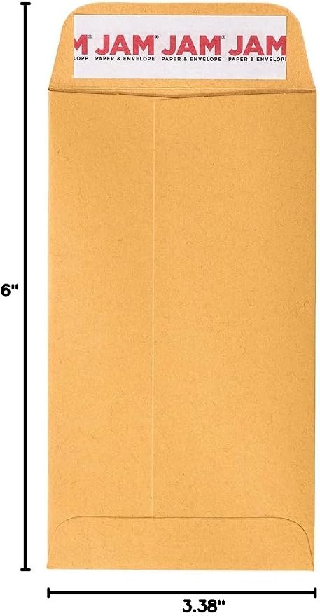 JAM PAPER #6 Coin Business Envelopes - Image 6
