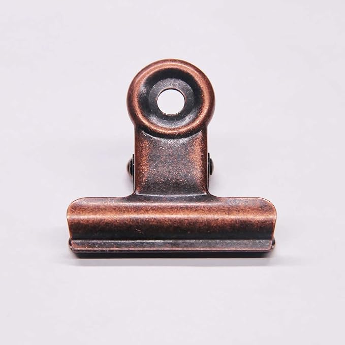 Bulldog Clips with Hole for Push-pin, Paper File Clips with Strong Spring - Image 7