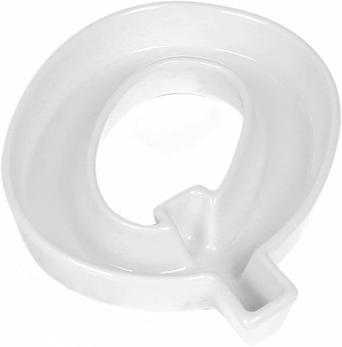 Coffeezone Ceramic Letter Dishes & Plate by Coffeezone