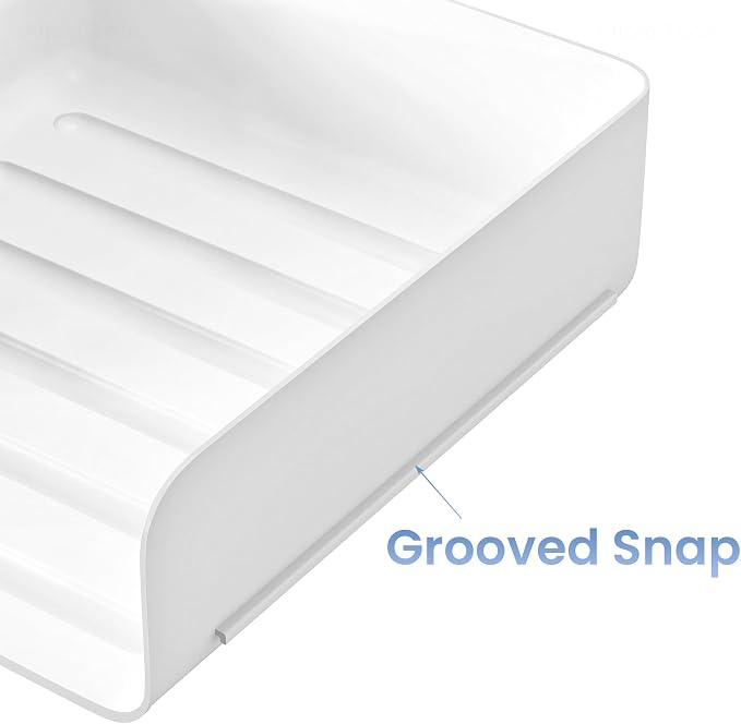Tomorotec Desk Letter Tray Set, A4 Size White Stackable Document Organizer - Image 6