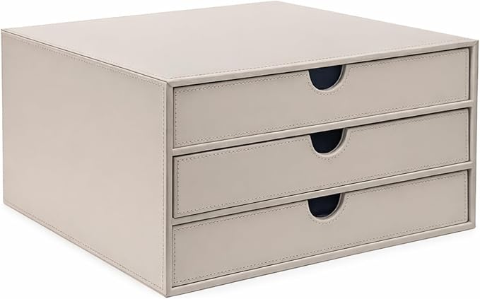 UnionBasic Document Organizer, 3-Drawer File Cabinet Document Storage Box by UnionBasic