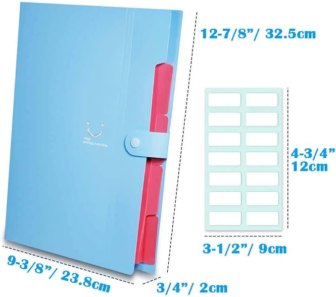 Selizo 6 Pcs Expanding File Folder - Image 3