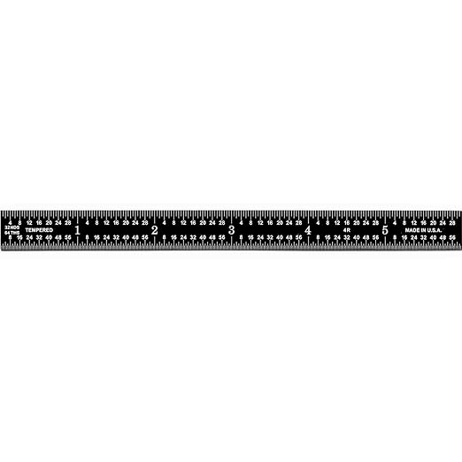 PEC Tools 12" Stainless Steel Flexible Metal Ruler - Image 2