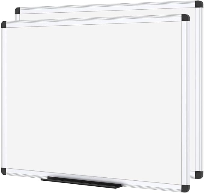 VIZ-PRO Magnetic Dry Erase Board, 36 X 24 Inches by VIZ-PRO