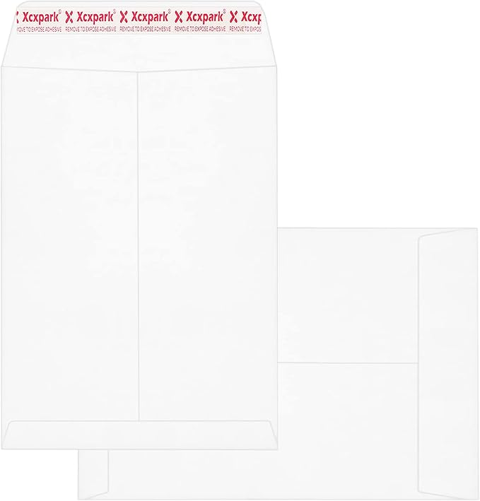 Xxcxpark 250 PCS 9x12 inches Security Catalog Envelopes Printable Self Seal - Image 7