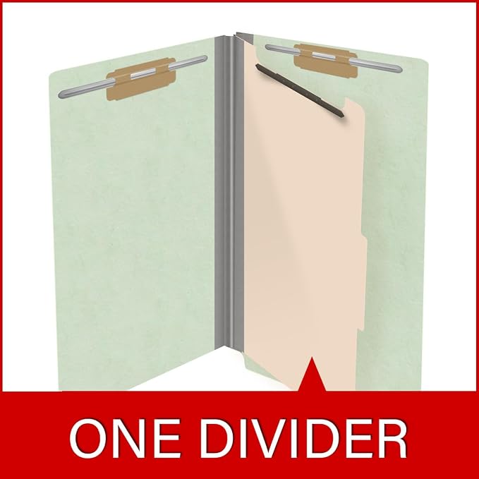 Ecom Folders Top Tab Pressboard Classification Folders | Legal Size 25 Pt Stock - Image 8