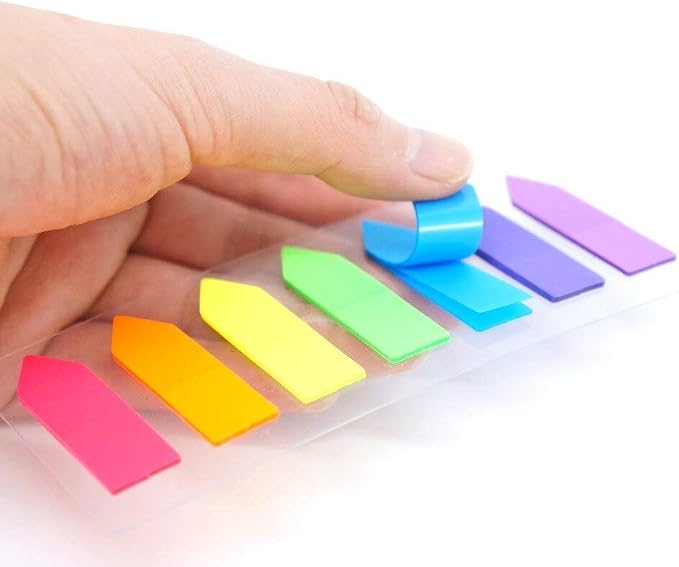 560PCS Page Markers Sticky Index Tabs Book Annotation Bookmark Notes Small Pop - Image 4