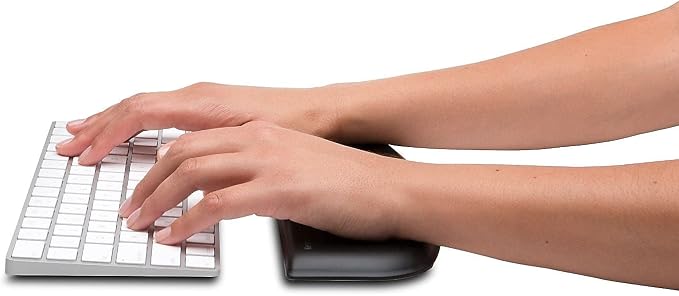 Kensington ErgoSoft Wrist Rest for Slim, Compact Keyboards, 3.9 x 0.4 x 11.1 - Image 2