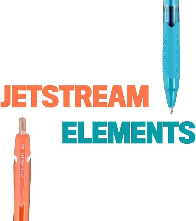 uniball Jetstream Elements Ballpoint Pens, Medium Point, 6 Pack - Image 10