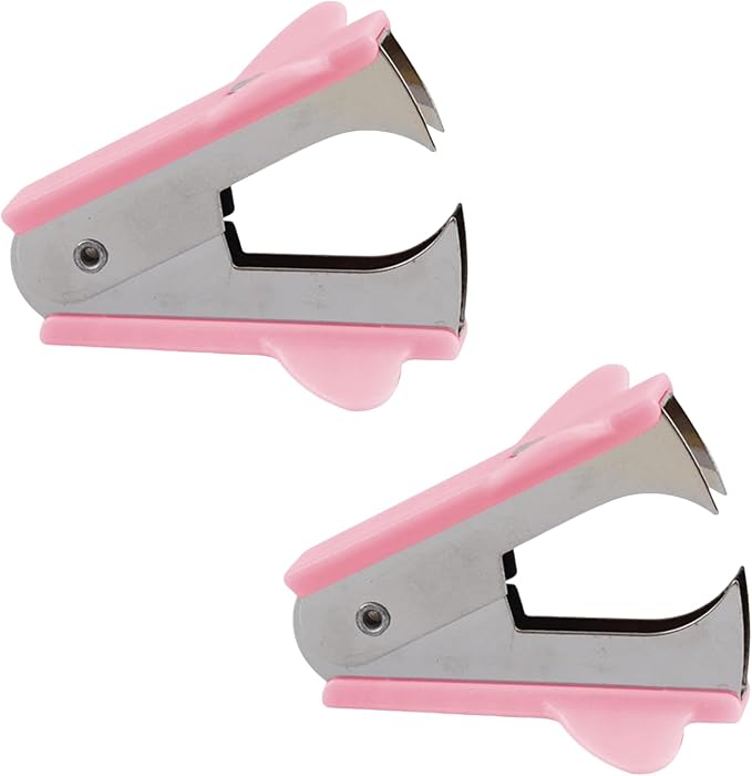 2Pcs Pink Stapler Removal Tool, Stapler Removals Puller Tool, Wear-Resistant by Unknown