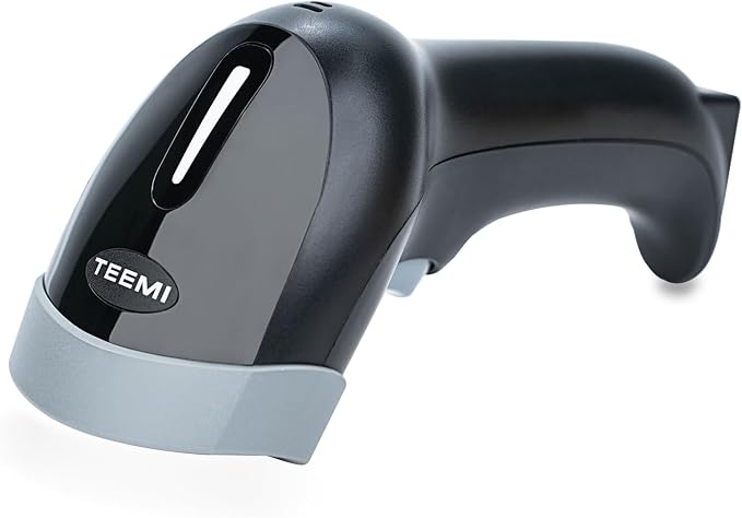 TEEMI 2D Barcode Scanner USB Wired Handheld Inventory Scanner QR Code Scanner by TEEMI