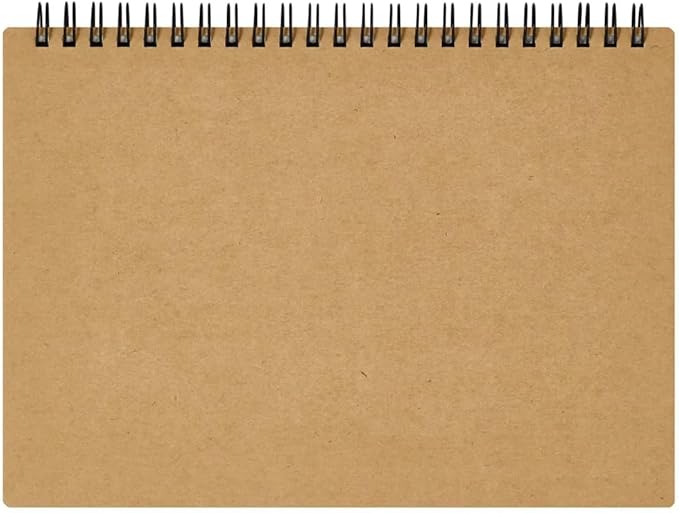Maruman Mnemosyne Unruled Notebook- Horizontal A5, 5.83" x 8.27", 70 Sheets / - Image 2