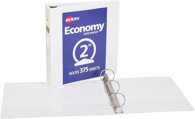 Avery Standard View 3 Ring Binder, 375-Sheet Capacity, 2.8 Inch Wide Spine - Image 7