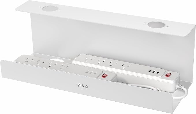 VIVO Under Desk 17 inch Extra Deep Cable Management Tray, Power Strip Holder by Unknown