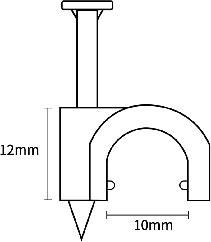 Abnii Cable Clips, Wire Wall Clips - Image 2