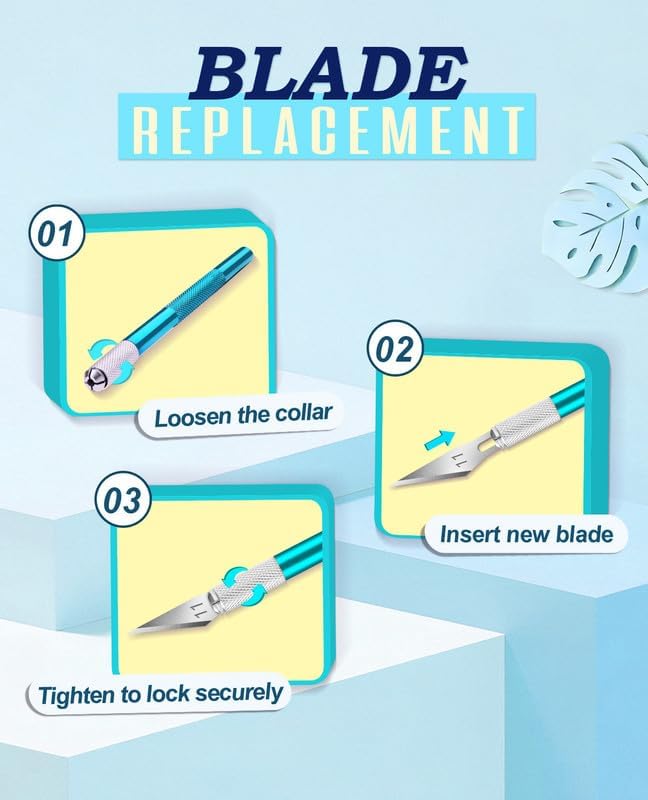 DIYSELF Exacto Knife Set, Hobby Knife Kit - Image 6