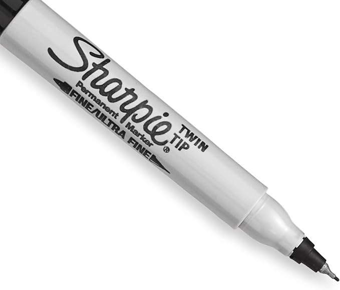 Sharpie Twin Tip Permanent Markers, Fine and Ultra Fine - Image 5