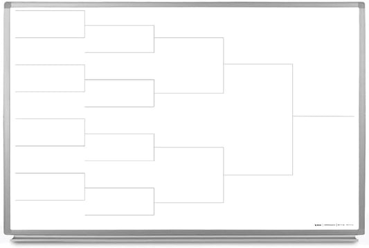 12 Team Bracket Whiteboard 60" x 40" by CreativeSafetySupply