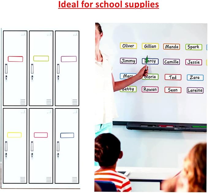 54pcs Magnetic Dry Erase Labels, Reusable Strong Magnet Magnetic Name Tags - Image 7