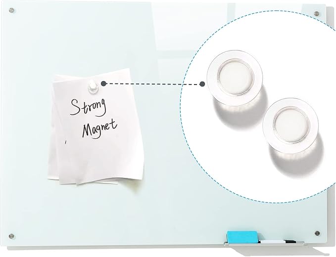 Magnetic Glass Whiteboard, Classroom & Home - Image 3