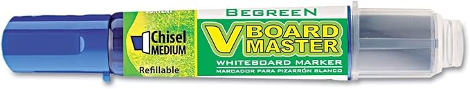 PILOT V Board Master BeGreen Refillable Dry-Erase Markers, Chisel Tip by PilotCorporationofAmerica