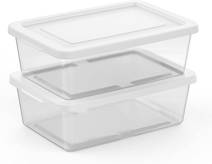 Sterilite 45 Pack Storage Box, 12 Quart Stackable Tote - Image 7