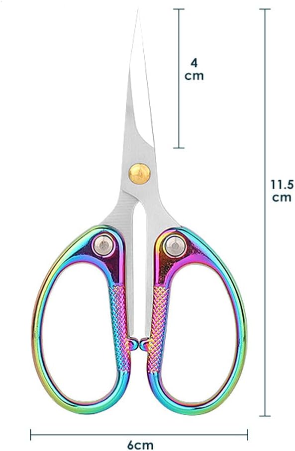 4.5" All Stainless Steel Office Scissors, Ultra Sharp Blade Shears, Sturdy - Image 2