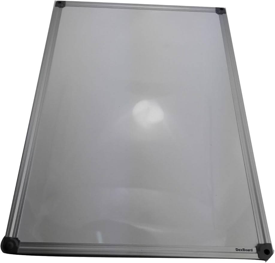 36 x 24 inch Magnetic Dry Erase Board, DexBoard Mall-Mounted Aluminum Frame White Board with Pen Tray, Dry Erase Marker Whiteboard for Office, School and Home Usage-DeskLoop Office
