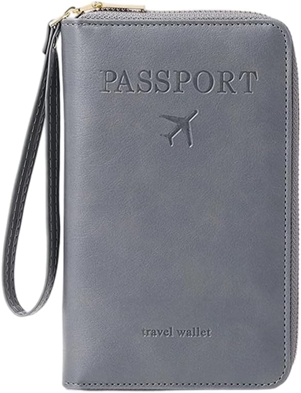 Multi-Functional RFID Passport Wallet, RFID Passport Holder by LECDOA