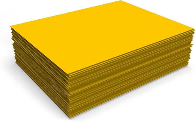 LUXPaper 8.5" x 11" Paper | Letter Size | Sunflower Yellow | 80lb. Text | 1 - Image 4