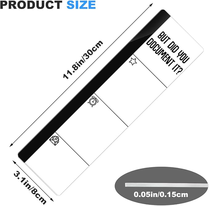 Computer Monitor Memo Board But Did You Document it? Logo Decor Monitor Message - Image 3