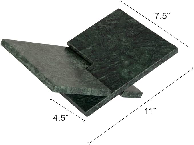 Bloomingville Decorative Marble Book Holder, Sage Green - Image 2
