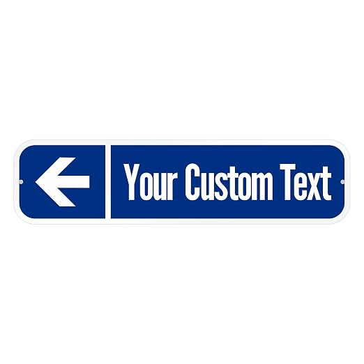 SmartSign Customize Your Own Blue Street Sign by SmartSign