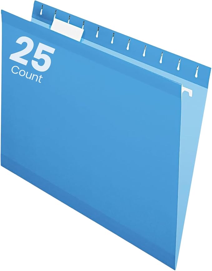 Pendaflex Reinforced Hanging File Folders, Letter Size, 1/5 Cut by TOPSProducts