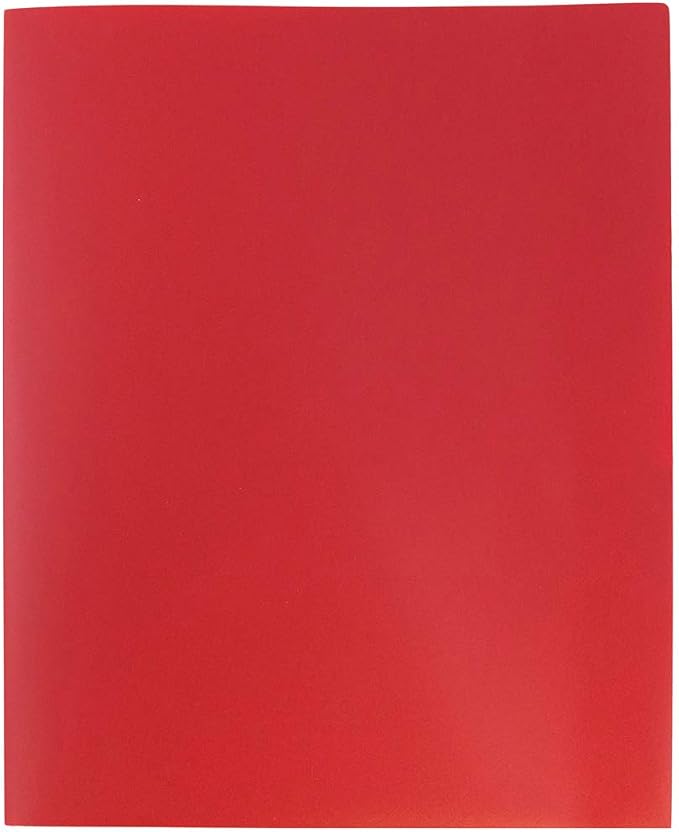 JAM PAPER Plastic 2 Pocket POP Folders - Image 5