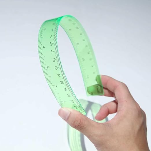 Ruler 12 Inch, Kid Rulers for School, Rulers Bulk for Classroom 8 Pack - Image 2