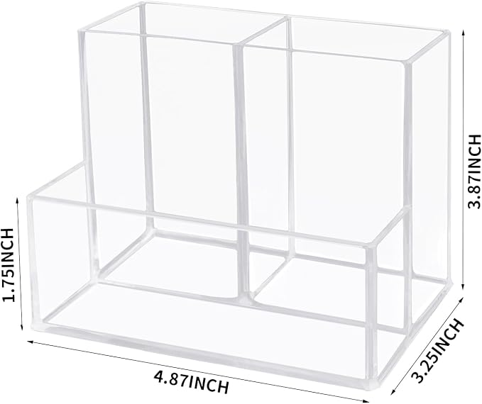 HSYMQ Desktop Clear Pen Holder - Image 2