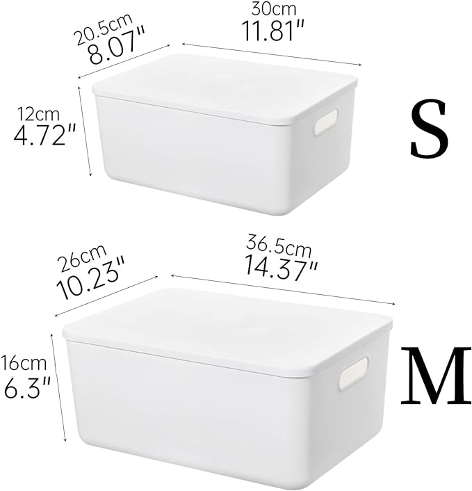 Yishyfier Plastic Storage Baskets Bins Boxes - Image 6